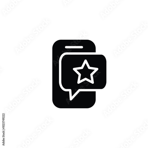 star review solid icon vector design good for web or mobile app