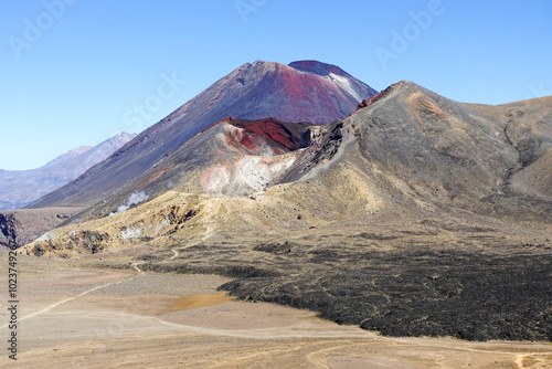 Fototapeta Mount Ngauruhoe (Mount Doom LOTR), Tongariro Alpine Crossing, Tongariro National