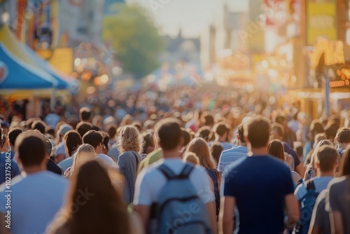 A blurred background of people at an outdoor fair-gigapixel-hq-scale-6_00x