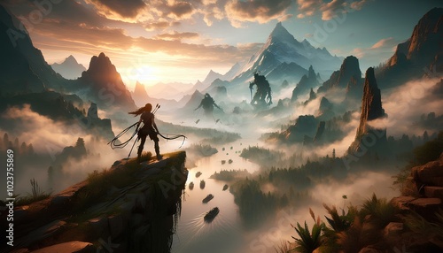 Wallpaper Mural "Pixel Universes: Epic Wallpapers for Gamers",Generative Ai,Desktop wallpapers, Gaming wallpapers, Video game backgrounds, Game art, HD gaming wallpapers, Fantasy wallpapers, Action game wallpapers Torontodigital.ca