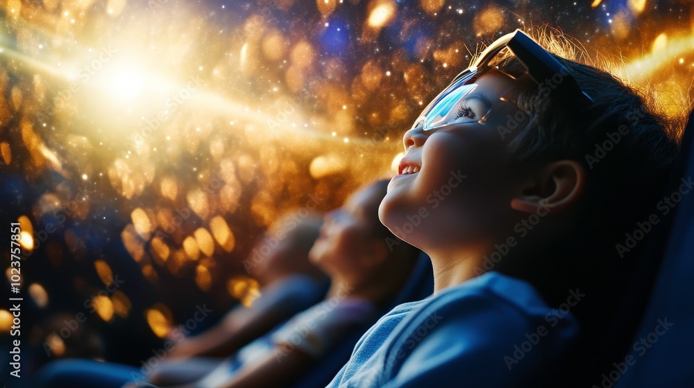 Wonderstruck Family: Embracing Cosmic Wonders in the Planetarium Wonderstruck Family: Embracing Cosmic Wonders in the Planetarium