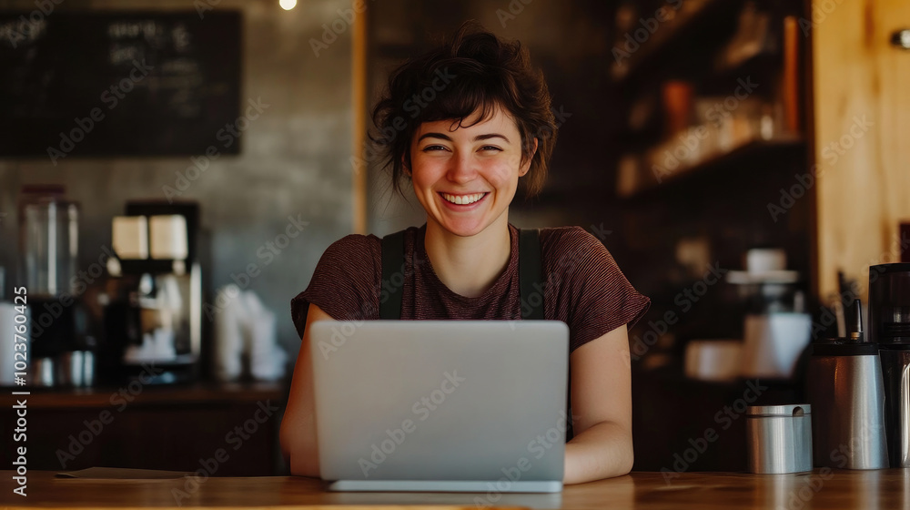 Motivated Entrepreneur Overcoming Challenges with a Smile Motivated Entrepreneur Overcoming Challenges with a Smile