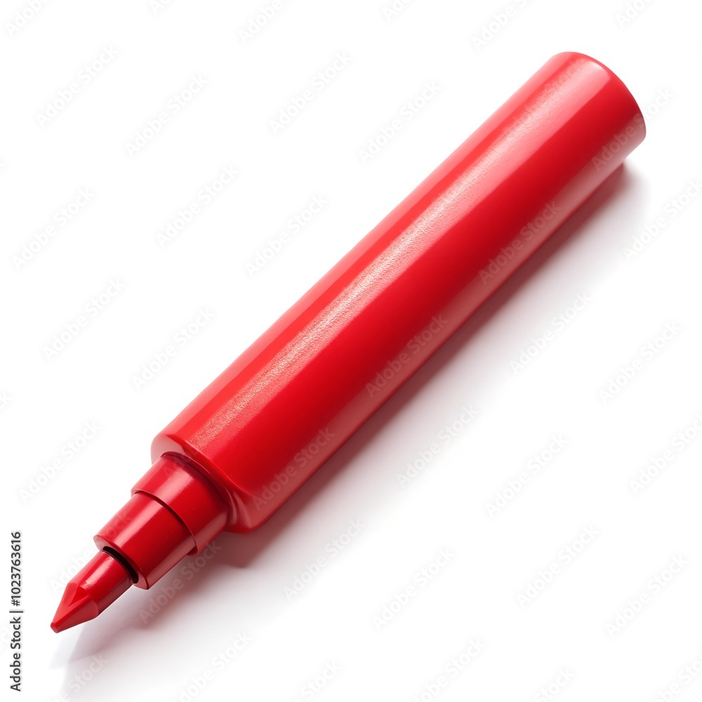 red marker isolated on white red marker isolated on white
