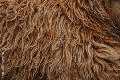 Goat brown fur background skin natural texture. photo