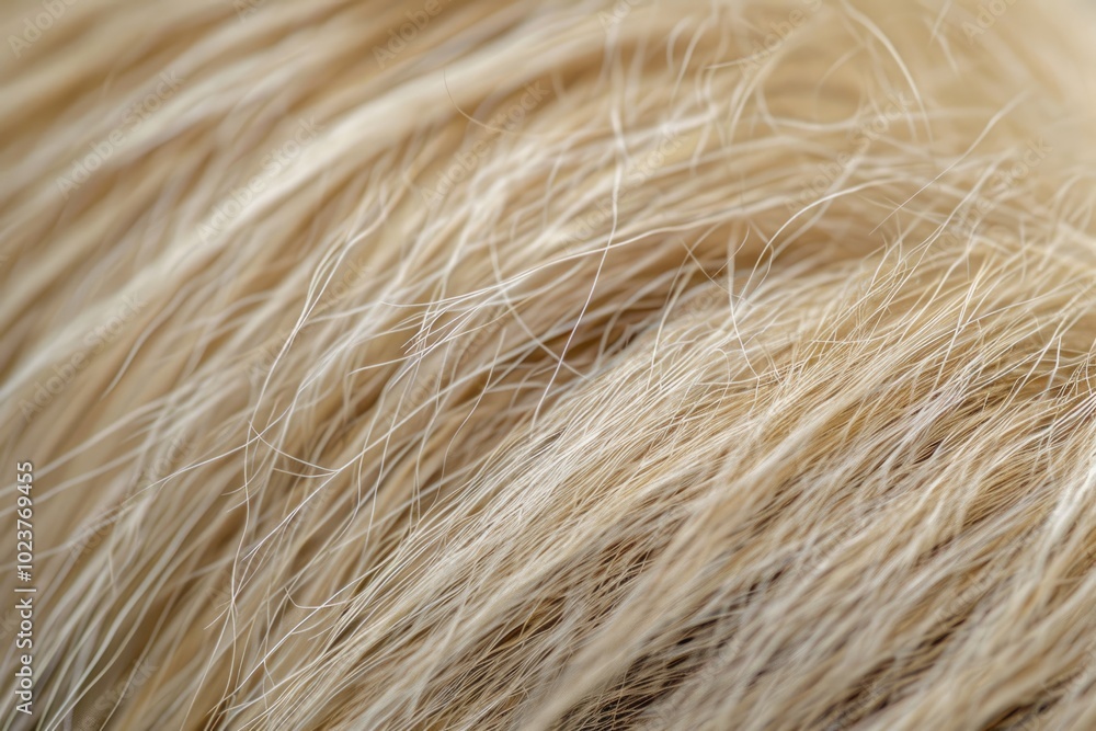 Fototapeta premium Macro Goat Hair .Macro with extremely shallow dof Macro Goat Hair .Macro with extremely shallow dof