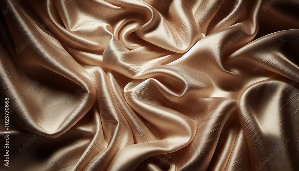  taffeta fabric texture featuring a subtle crinkle effect, ideal for formal gowns, decor, and elegant table settings,generative ai