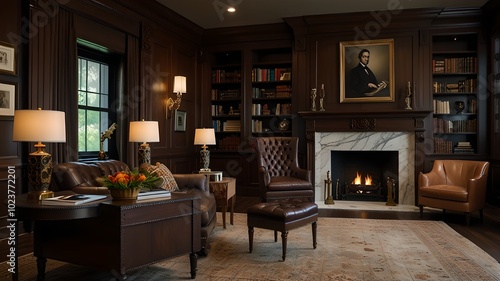interior of a luxury hotel
