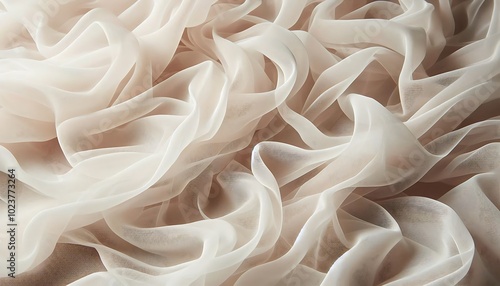  lightweight chiffon texture with a soft, flowing appearance, perfect for romantic or ethereal fashion designs and decor,generative ai