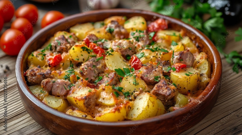 Casserole with meat Casserole with meat