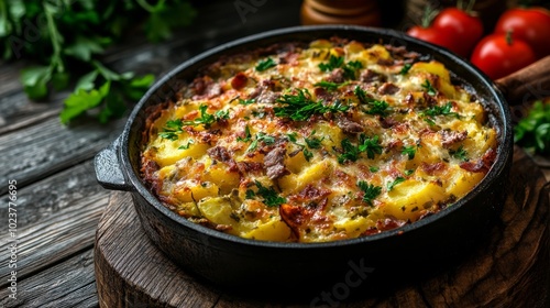 Meat-potato casserole