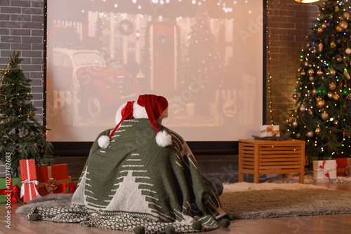 Young couple watching Chris...