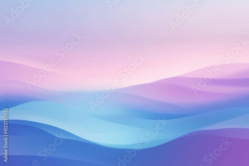 A soft gradient background with shades of blue and purple, creating an elegant atmosphere The gradient is smooth without any textures or graininess Generative AI