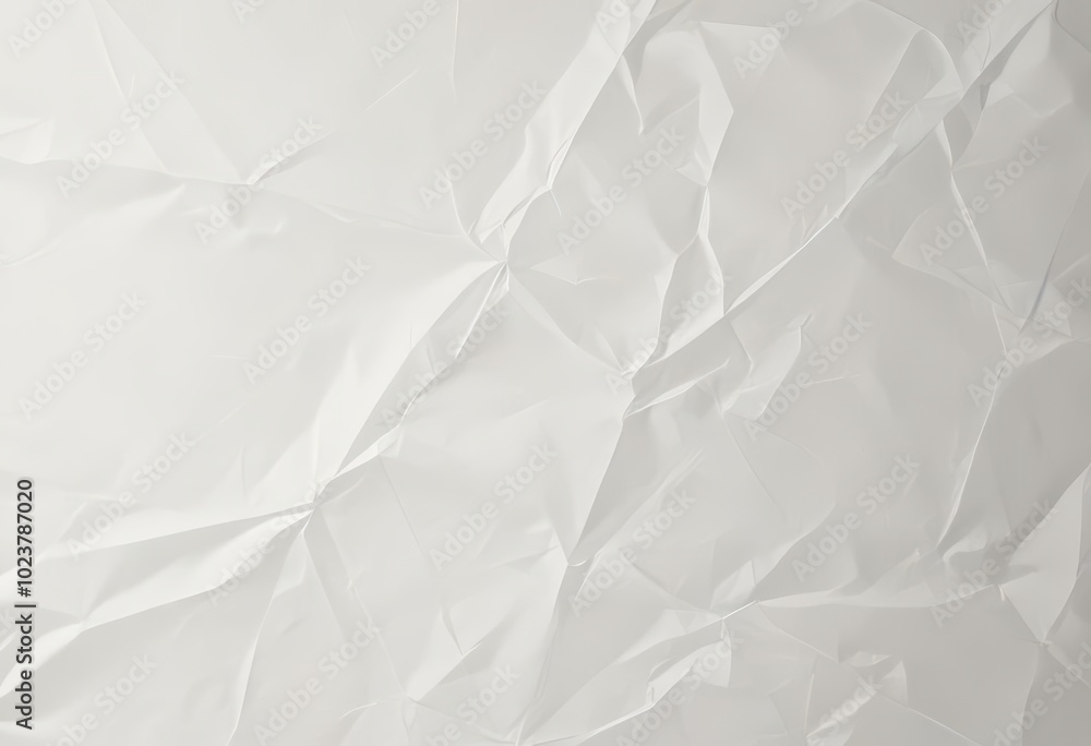 Crumpled White Paper Texture with Abstract Geometric Patterns for Creative Backgrounds Crumpled White Paper Texture with Abstract Geometric Patterns for Creative Backgrounds
