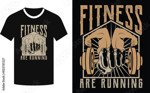 fitness t-shirt design