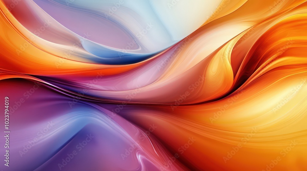 Artistic abstract desktop wallpaper with smooth, flowing curves in vivid colors Artistic abstract desktop wallpaper with smooth, flowing curves in vivid colors