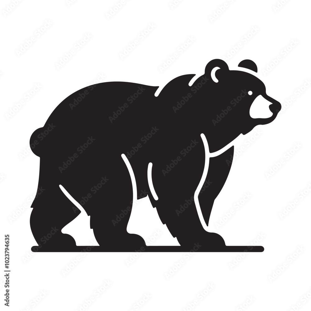 Obraz premium illustration of bear