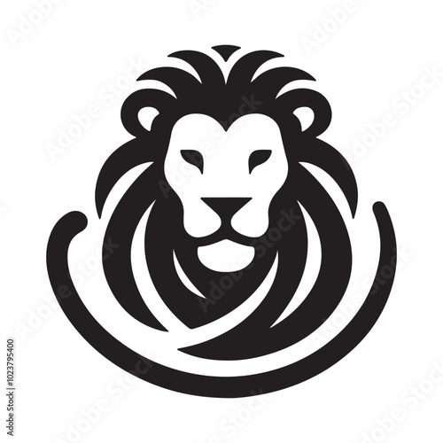 Lion head logo icon  silhouette,lion logo design,leopard,chita,logo type.