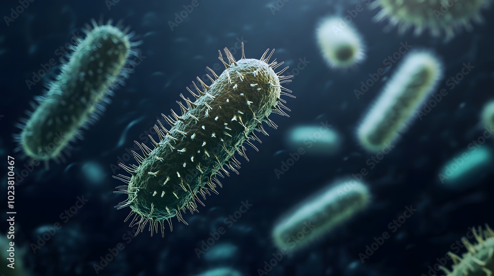 Ancient microbes under microscope reveal intricate cellular structures, showcasing their mysterious and ancient nature, ideal for scientific and educational content Ancient microbes under microscope reveal intricate cellular structures, showcasing their mysterious and ancient nature, ideal for scientific and educational content