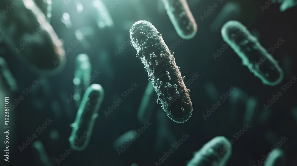 Ancient microbes under microscope reveal intricate cellular structures, showcasing their mysterious and ancient nature, ideal for scientific and educational content Ancient microbes under microscope reveal intricate cellular structures, showcasing their mysterious and ancient nature, ideal for scientific and educational content