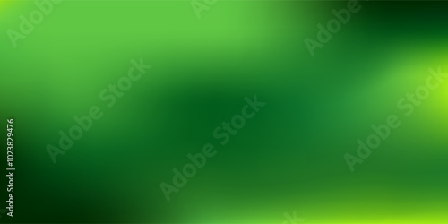 Beautiful green blurred abstract background for presentation. Eco fresh summer background. Bright green gradient. vector