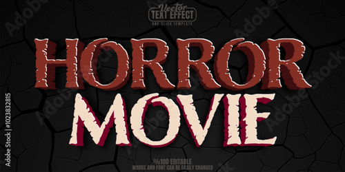 Halloween editable text effect, customizable spooky and pumpkin 3d font style