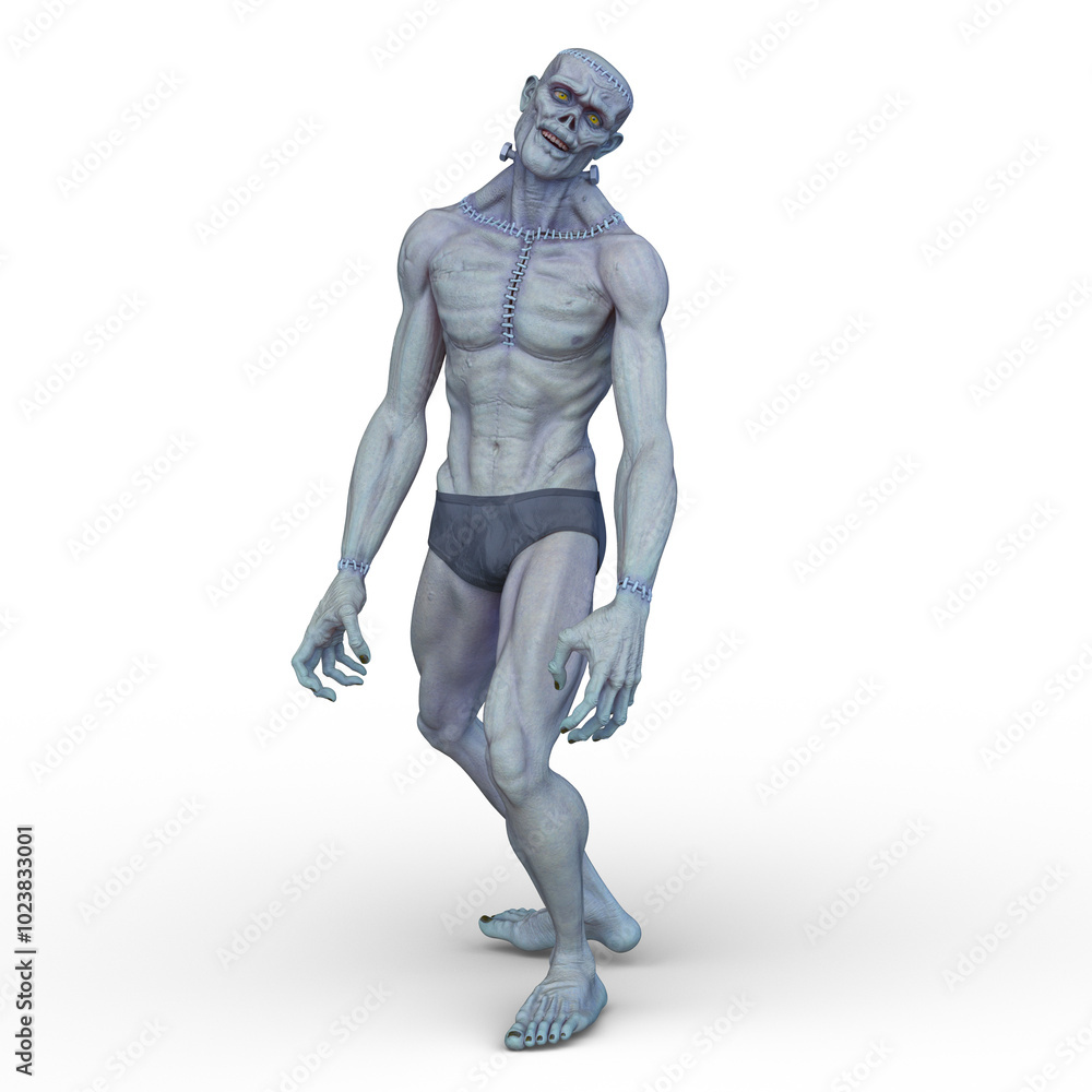 男性モンスター 3DCGレンダリング 男性モンスター 3DCGレンダリング