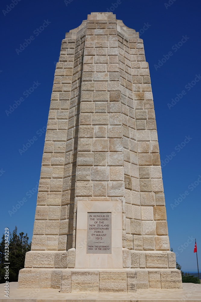 Obraz premium New Zealand National Memorial in Gallipoli, Canakkale, Turkiye
