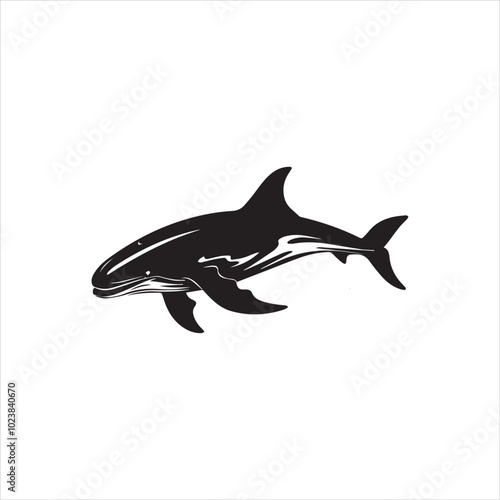 black whale,fish, dolphin, shark, animal, sea, vector, ocean, blue, cartoon, illustration, white, isolated, water, mammal, marine, fin, underwater, silhouette, nature, art, swimming, wildlife, black, 
