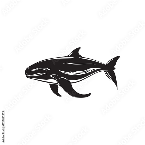 black whale,fish, dolphin, shark, animal, sea, vector, ocean, blue, cartoon, illustration, white, isolated, water, mammal, marine, fin, underwater, silhouette, nature, art, swimming, wildlife, black, 