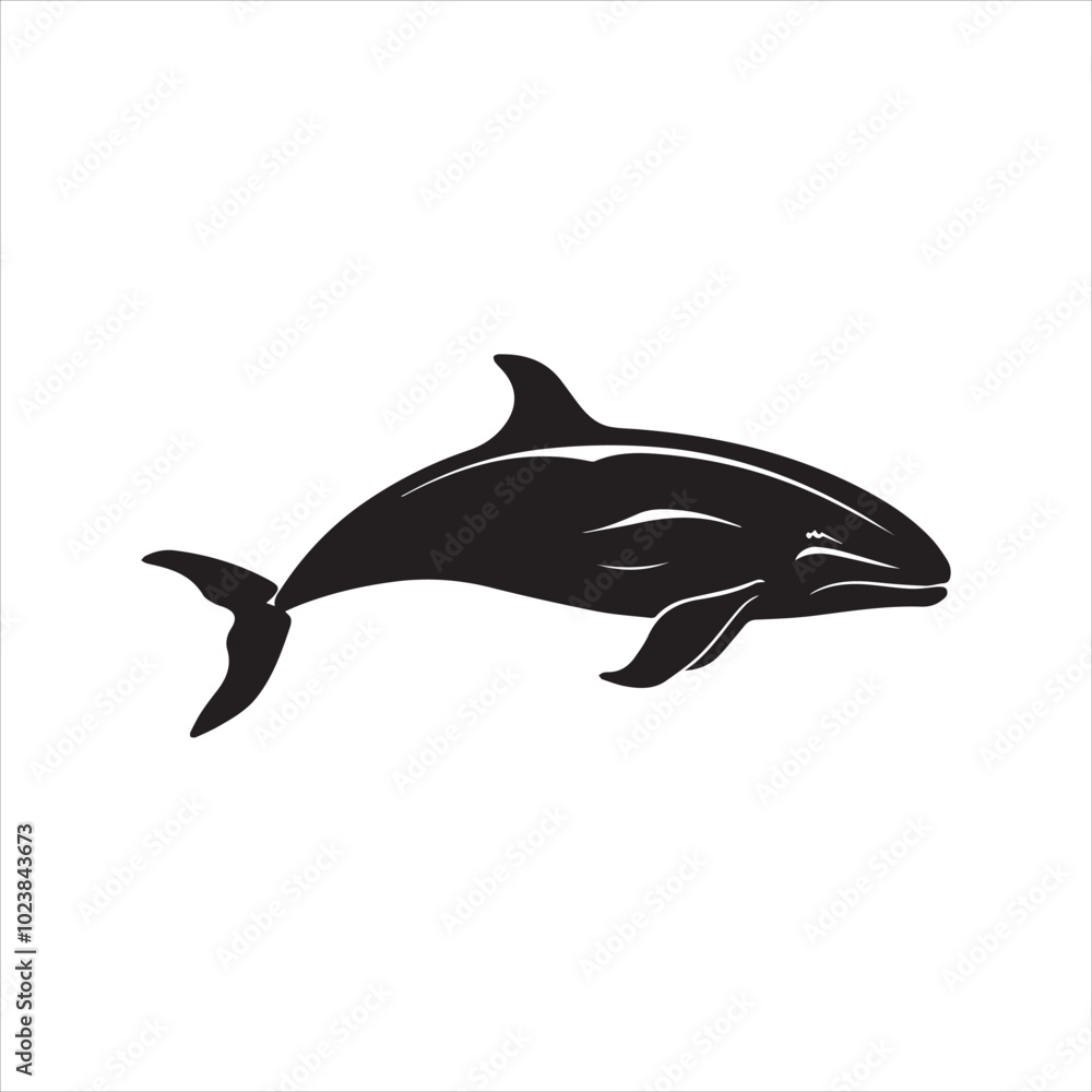 Obraz premium black whale,fish, dolphin, shark, animal, sea, vector, ocean, blue, cartoon, illustration, white, isolated, water, mammal, marine, fin, underwater, silhouette, nature, art, swimming, wildlife, black, 