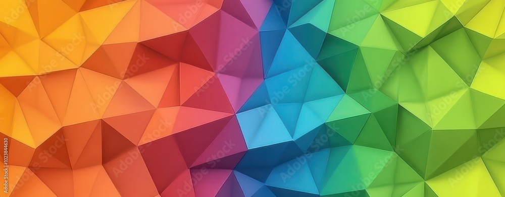 Geometric Background with Sharp Angles in Vibrant Colors Geometric Background with Sharp Angles in Vibrant Colors