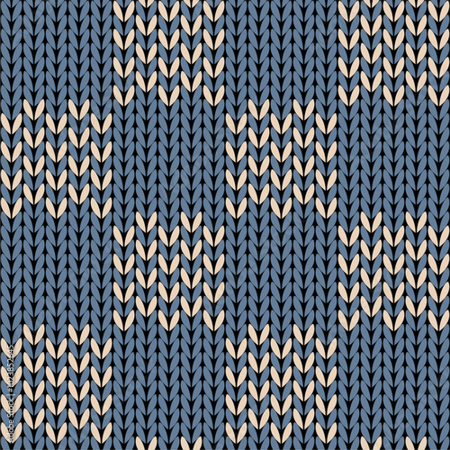 Knitted background pattern wallpaper knitting decorative print handmade textile knitting handiwork