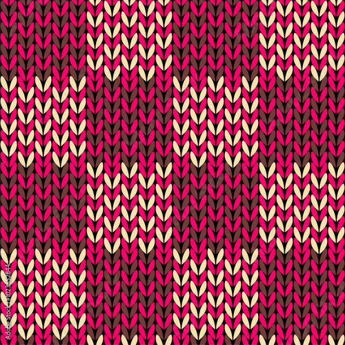 Knitted background pattern wallpaper knitting decorative print handmade textile knitting handiwork