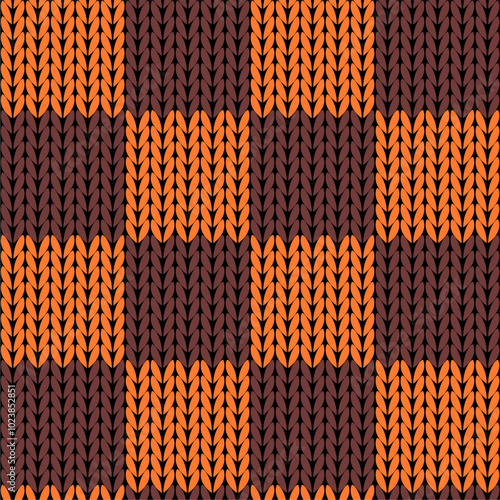 Knitted background pattern wallpaper knitting decorative print handmade textile knitting handiwork