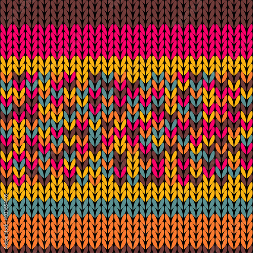 Knitted background pattern wallpaper knitting decorative print handmade textile knitting handiwork