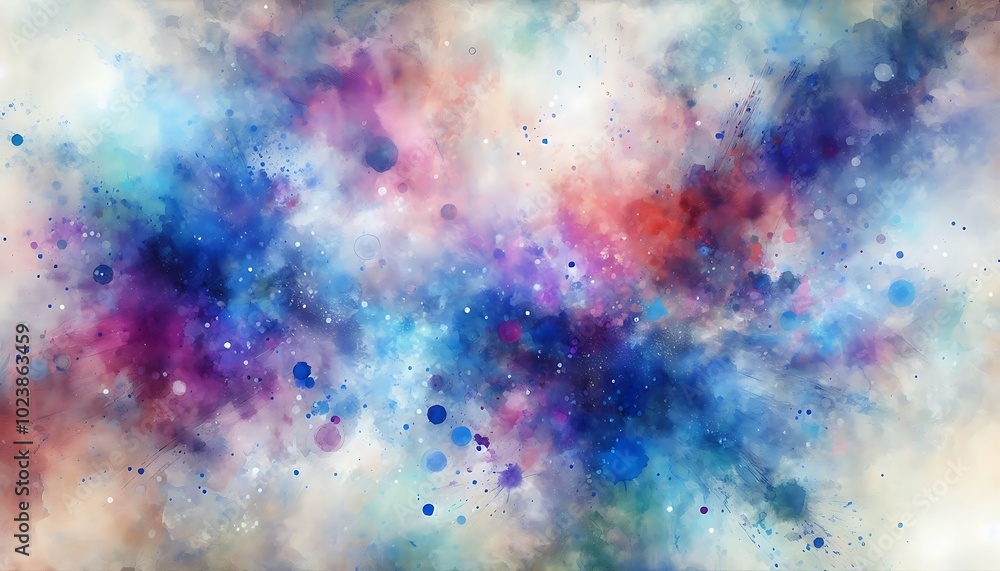 textured background with watercolor splashes in vibrant shades of blue, purple, and pink,generative ai textured background with watercolor splashes in vibrant shades of blue, purple, and pink,generative ai