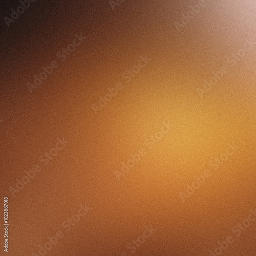 Yellow and brown 4K grainy gradient background, warm bright colors blend template for banner design