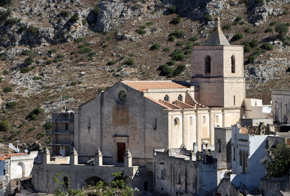 Fototapeta premium Mother Church of the Virgin of the Rosary of Ginosa, Puglia, Italy