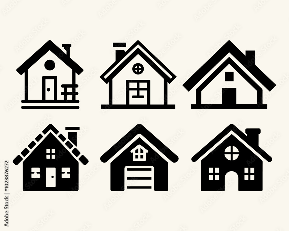 House Icon Set House Icon Set