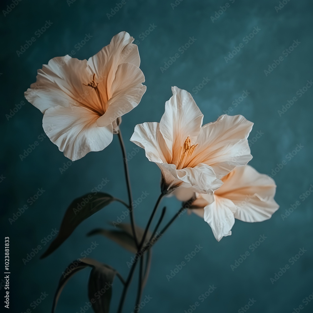 Elegant Floral Arrangement with Soft Tones and Textured Background for Nature-Inspired Designs Elegant Floral Arrangement with Soft Tones and Textured Background for Nature-Inspired Designs