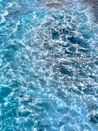 blue water background