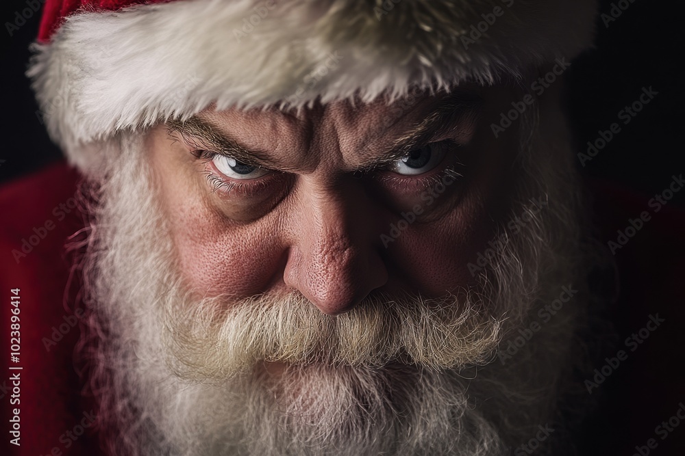 Santa Claus with a festive backdrop Santa Claus with a festive backdrop