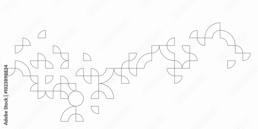 Abstract geometric technological background. Vector creative design. Abstract geometric technological background. Vector creative design.
