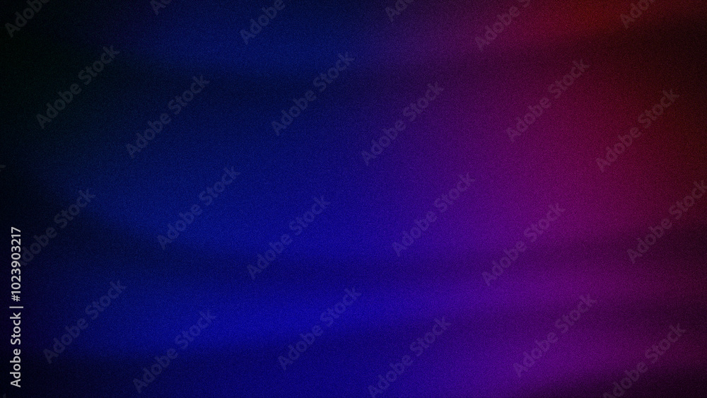 Fototapeta premium An abstract 4K gradient with rich transitions between deep blue, violet, and red tones, featuring a subtle grainy texture. Ideal for backgrounds, wallpapers, and digital designs