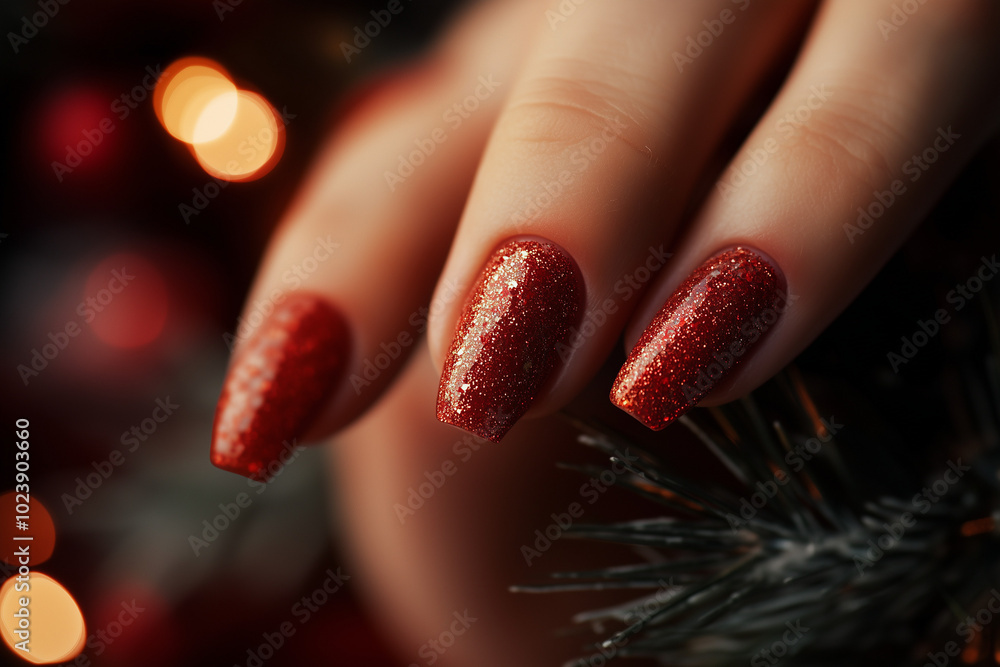 New Year's Eve manicure. Christmas manicure. New Year's Eve manicure. Christmas manicure.