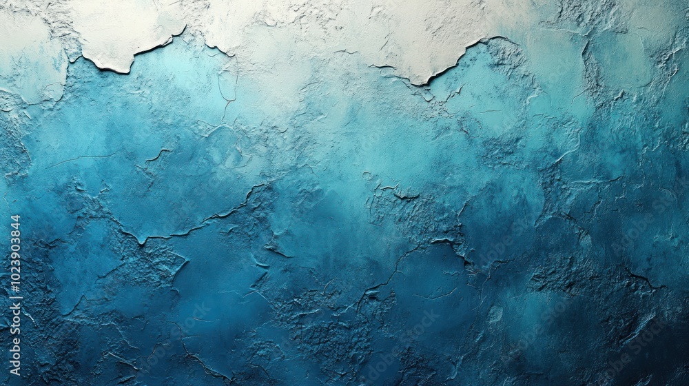 Abstract blue and white textured wall background. Abstract blue and white textured wall background.
