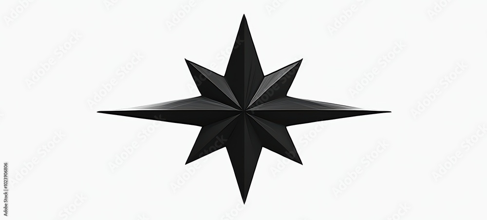 A basic, clean illustration of a throwing star, shuriken with sharp, symmetrical edges and a simple, flat design, rendered in a solid black against white A basic, clean illustration of a throwing star, shuriken with sharp, symmetrical edges and a simple, flat design, rendered in a solid black against white