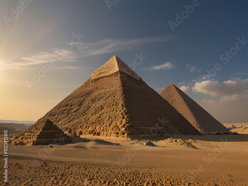 egyptian pyramids photo