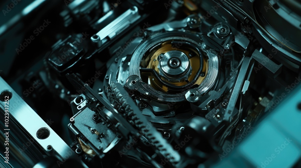 Intricate Mechanical Component of Technology Intricate Mechanical Component of Technology