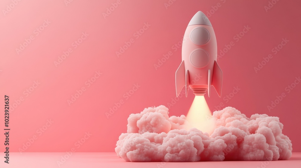 Cloud-Powered Rocket Launch in 3D Cloud-Powered Rocket Launch in 3D